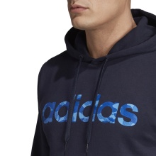 adidas Hoodie Logo Camo Print #19 navy blue Men